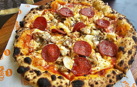 Lafiamma pizza restaurant Aberdeen Pepperoni  Pizza