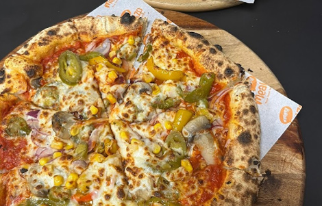 Lafiamma pizza restaurant Aberdeen Veg Pizza